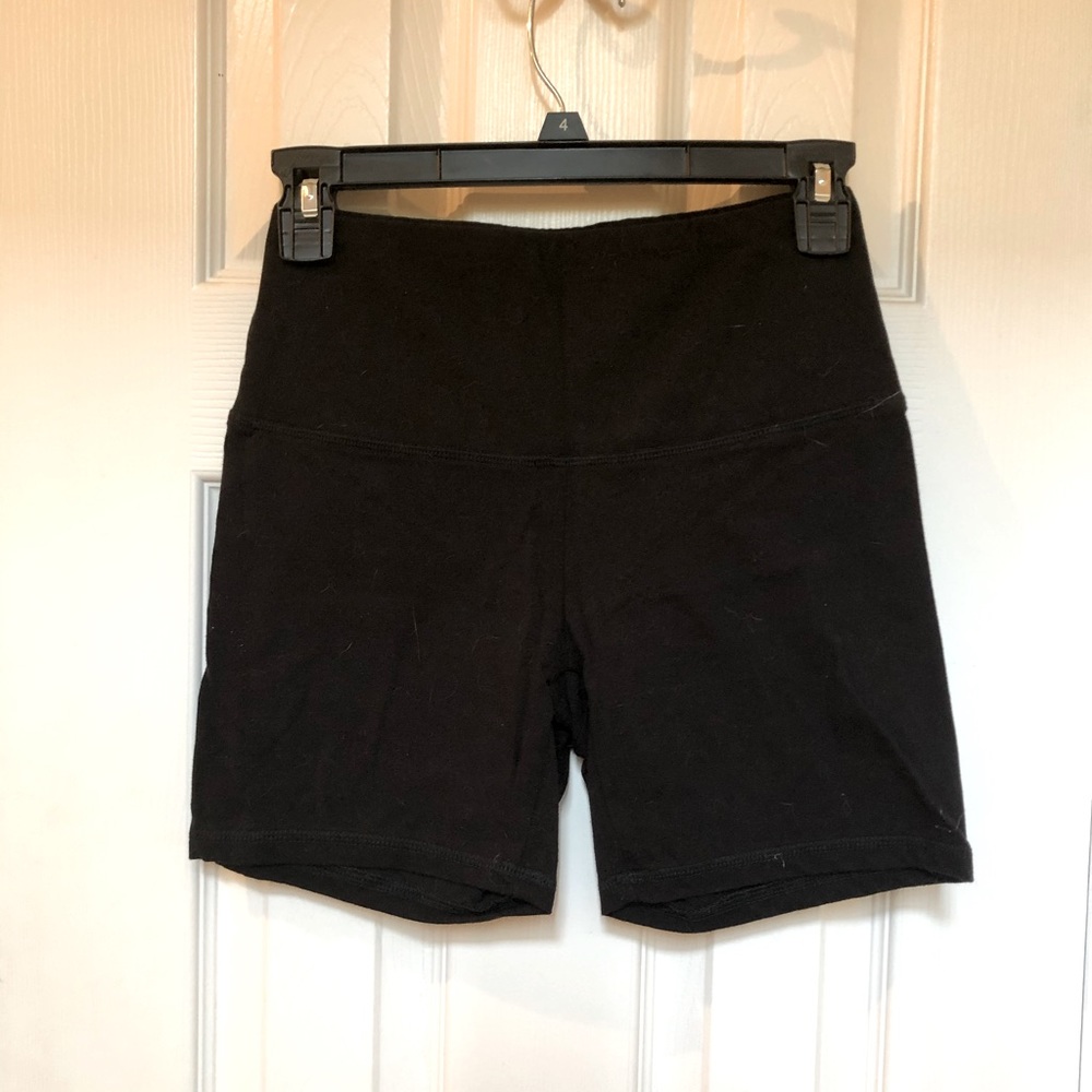 Black bike shorts